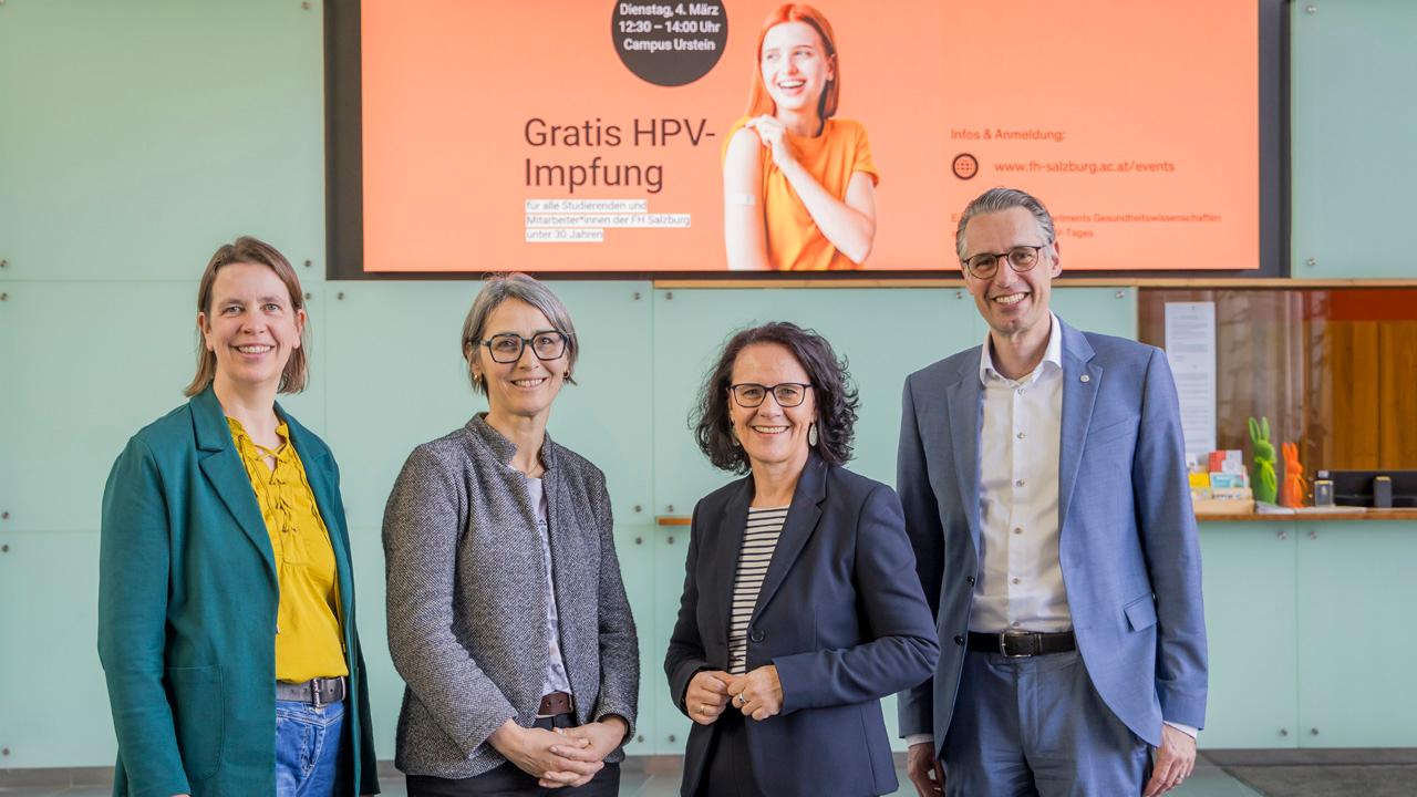 Erfolgreiche HPV-Impfaktion an der FH Salzburg Poster